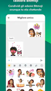 Bitmoji screenshot