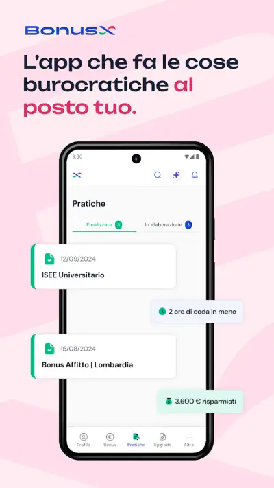 BonusX - ISEE, 730 e 600 bonus screenshot 1