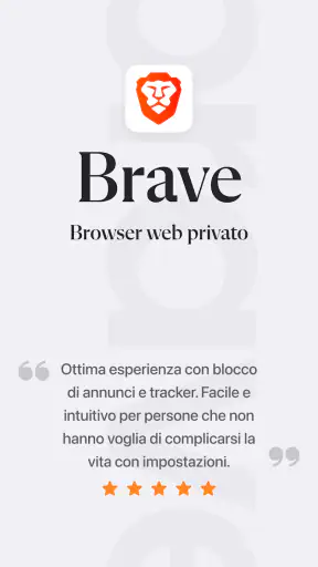 Brave Browser Web VPN Privato screenshot 1
