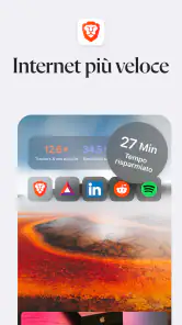 Brave Browser Web VPN Privato screenshot