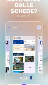 Browser Opera con AI screenshot
