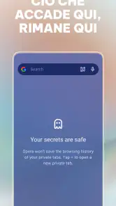 Browser Opera con AI screenshot