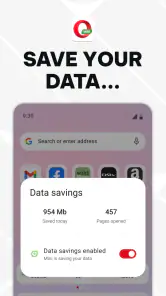 Browser Opera Mini screenshot