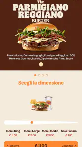 Burger King Italia screenshot
