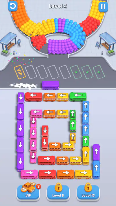 Bus Fever! Car Jam Escape screenshot 1