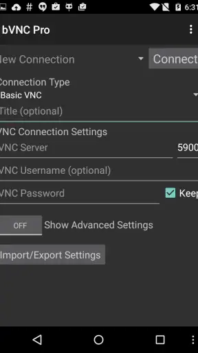 bVNC Pro: Secure VNC Viewer screenshot 1