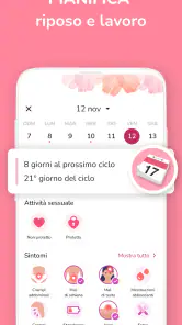 Calendario Ciclo Mestruale screenshot