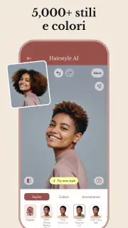 Cambio colore capelli con IA screenshot 2
