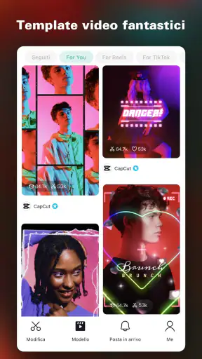 CapCut: editor di foto e video screenshot 1
