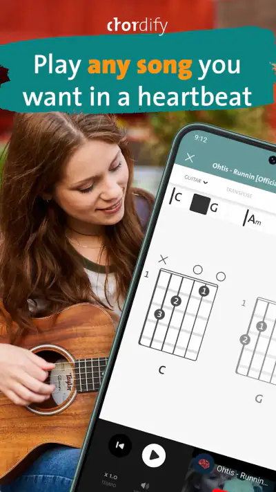 Chordify - Accordi di canzoni screenshot 1