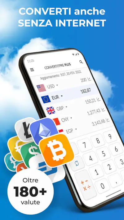 Convertitore di valuta Plus screenshot 1