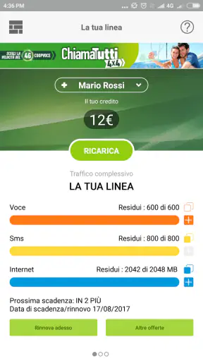 CoopVoce screenshot 1