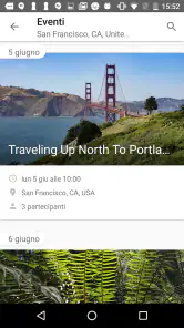 Couchsurfing Travel App screenshot
