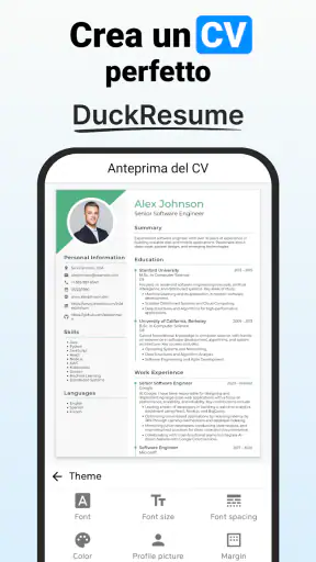 Curriculum Vitae – Crea CV PDF screenshot 1