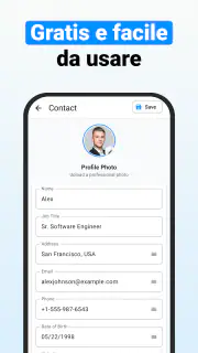 Curriculum Vitae – Crea CV PDF screenshot 2