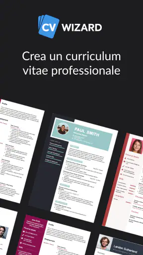CVwizard: Curriculum con IA screenshot 1