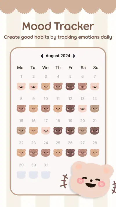 Daily Journal Mood Tracker screenshot 1
