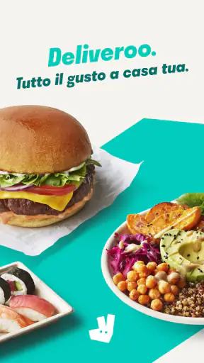 Deliveroo: Cibo e shopping screenshot 1