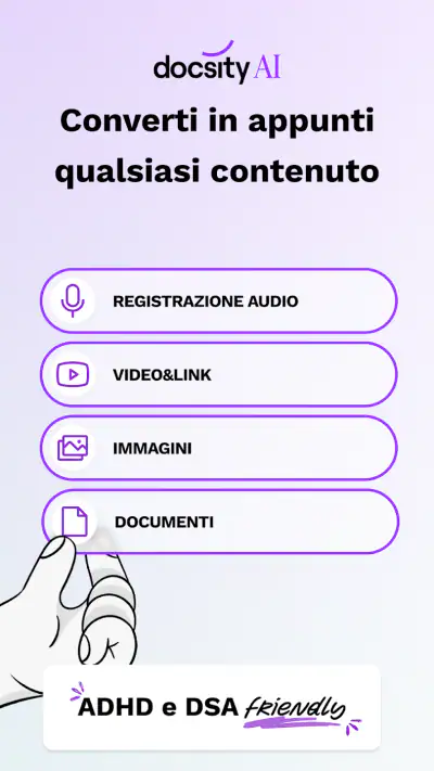 Docsity AI: appunti smart screenshot 1