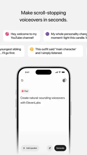 ElevenLabs: AI Voice Generator screenshot 1