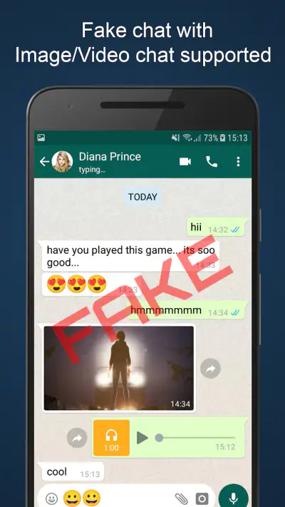 Fake Chat ChatsMock Text Prank screenshot 1