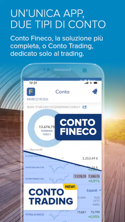 FINECO: Home Banking e Trading screenshot 1