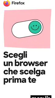 Firefox browser riservato screenshot 1