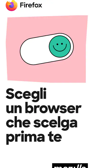 Firefox browser riservato screenshot 1