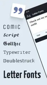 Font Lettere - Scritte Belle screenshot