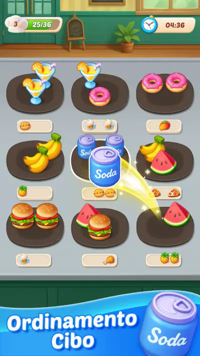 Ordina Cibo: Gioco di Puzzle screenshot 1