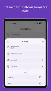 FoodLog - Diario alimentare screenshot