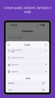 FoodLog - Diario alimentare screenshot 7