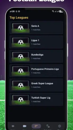 Football Live TV HD screenshot 1