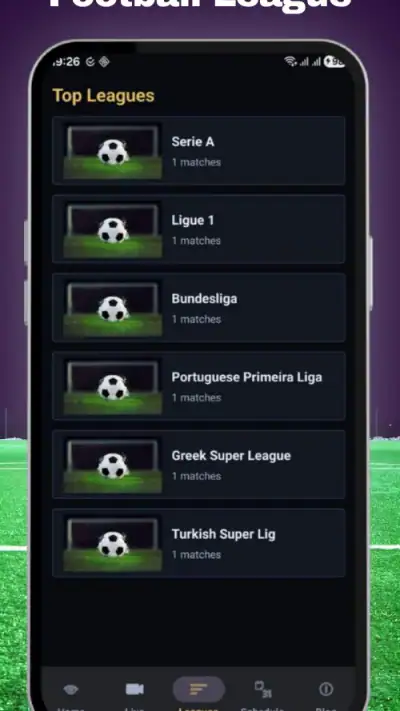 Football Live TV HD screenshot 1