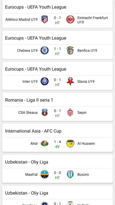 Football Live TV HD Streaming screenshot 1