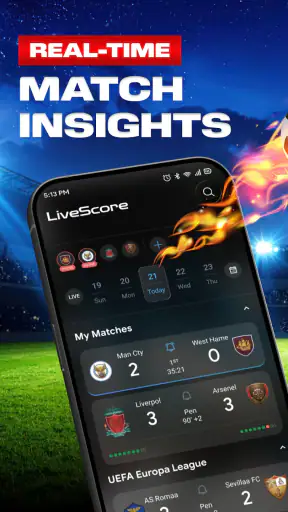 Football Score: Live & Fast screenshot 1