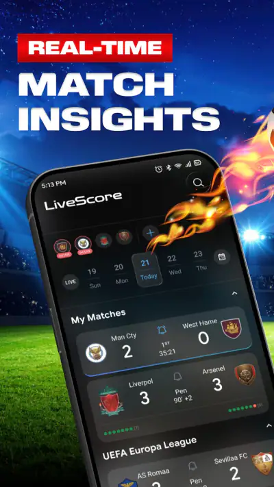 Football Score: Live & Fast screenshot 1