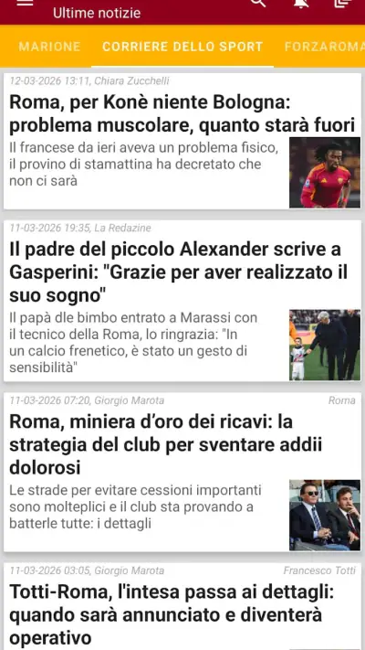 Forza Roma News screenshot 1