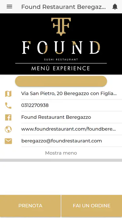 Found Restaurant screenshot 1