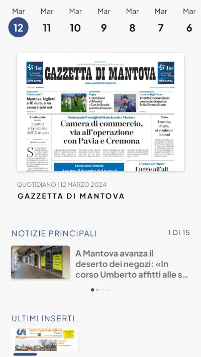 Gazzetta di Mantova screenshot 1