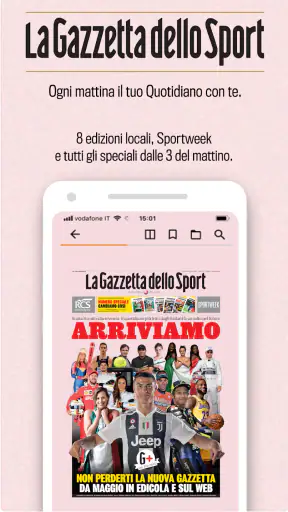 Gazzetta Reader screenshot 1
