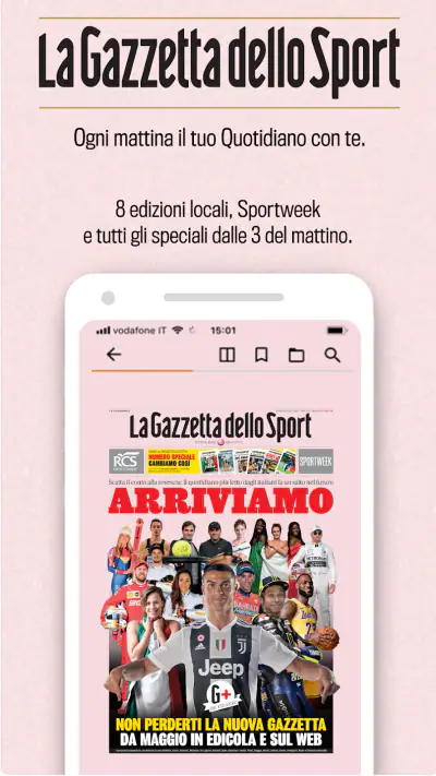 Gazzetta Reader screenshot 1