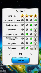 Geografia Mondiale - Gioco screenshot