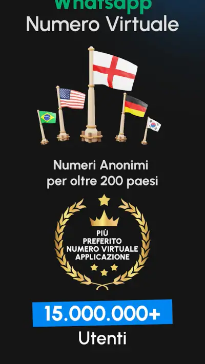 GetCode: Numero Virtuale OTP screenshot 1
