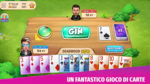 Gin Rummy Stars: Giochi Ramino screenshot 1