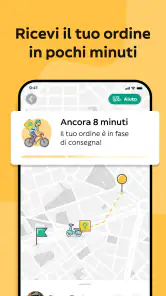 Glovo Cibo a domicilio e altro screenshot