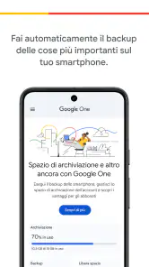 Google One screenshot