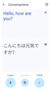 Google Traduttore screenshot