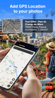 GPS Camera: Map & Timestamp screenshot 1