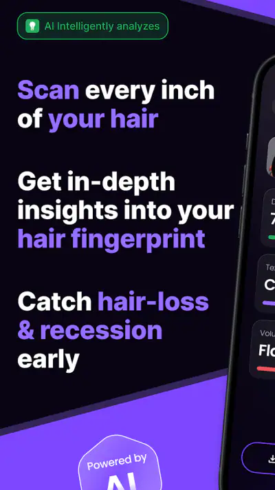 HairSnap Hair & Style Analysis screenshot 1